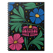 Foxtrot Delta Tango Flower Boho Notitieboek (Voorkant)