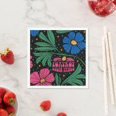 Foxtrot Delta Tango Flower Boho Servet (Insitu)