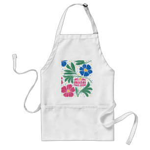 Foxtrot Delta Tango Flower Boho Standaard Schort