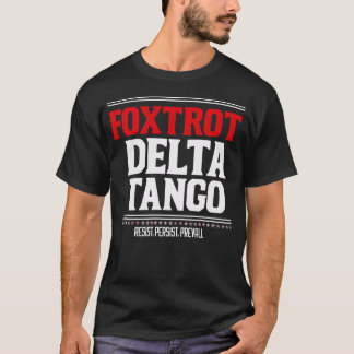 Foxtrot Delta Tango Funny Smokey Beer T-shirt