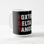 Foxtrot Delta Tango Koffiemok (Voorkant links)
