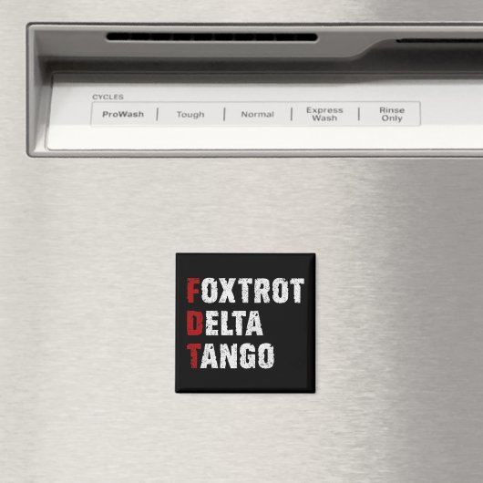 Foxtrot Delta Tango Magneet (Insitu (Vaatwasser))