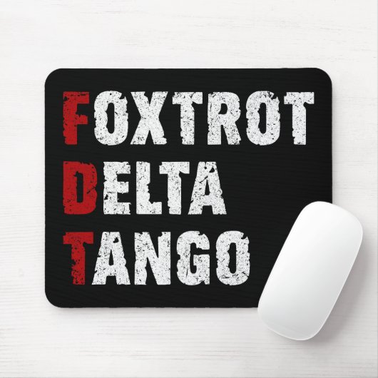 Foxtrot Delta Tango Muismat (Met muis)