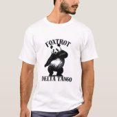 Foxtrot Delta Tango Panda T-shirt (Voorkant)
