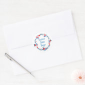 Foxtrot Delta Tango Ronde Sticker (Envelop)
