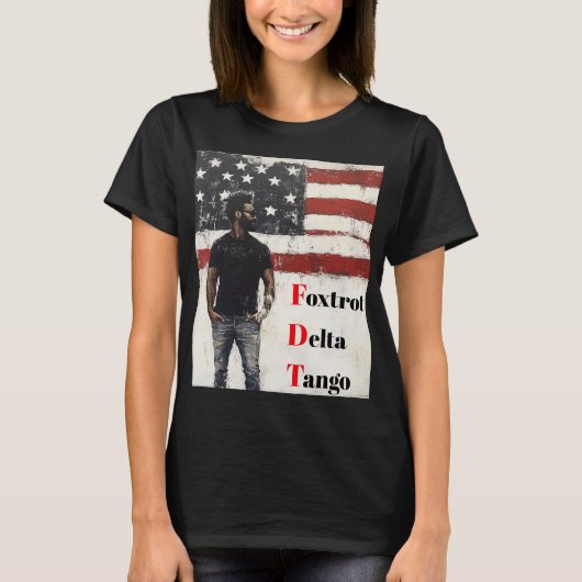 Foxtrot Delta Tango T-Shirt (Voorkant)