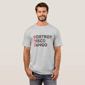 FOXTROT DISCO TANGO FDT T-SHIRT (Voorkant volledig)