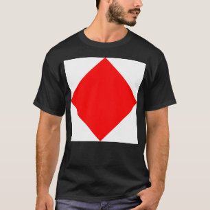 Foxtrot Internationale Maritieme Signaalvlag T-shirt