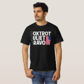 foxtrot juliet bravo t-shirt (Voorkant volledig)