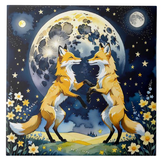 Foxtrot van Moonlight Tegeltje (Voorkant)