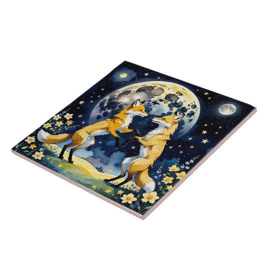 Foxtrot van Moonlight Tegeltje (Zijkant)