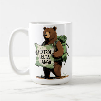 Foxtrots Deltas Tangos Weersta Bear Grappig Fdt Na Koffiemok