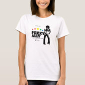 Foxxy Ally (zwart ontwerp) T-shirt (Voorkant)