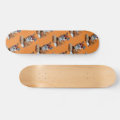 Foxy Art Skateboard, 19,7 cm, Fancy vos Persoonlijk Skateboard (Horizontaal)