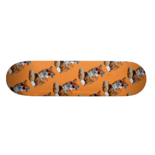 Foxy Art Skateboard, 19,7 cm, Fancy vos Persoonlijk Skateboard