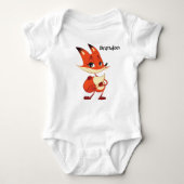 Foxy Baby Jersey Sleeper Romper (Voorkant)