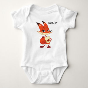 Foxy Baby Jersey Sleeper Romper