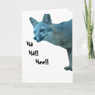 Foxy Birthday Kaart