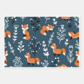 Foxy Blue Inpakpapier Vel (Voorkant 2)