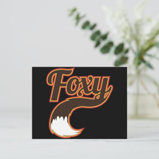 Foxy Briefkaart (Staand voorkant)