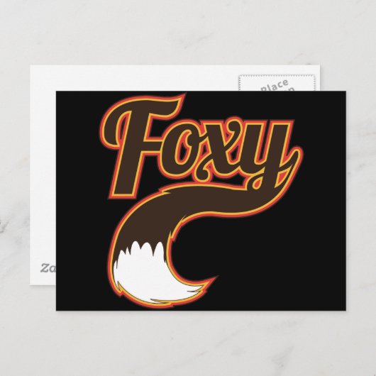 Foxy Briefkaart (Voorkant / Achterkant)