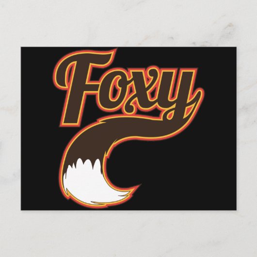 Foxy Briefkaart (Voorkant)