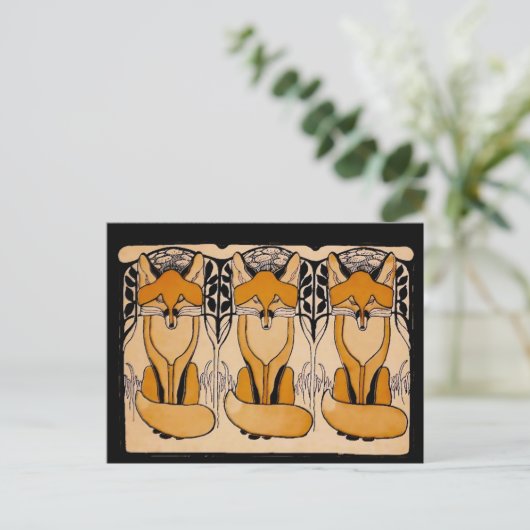 Foxy Briefkaart (Staand voorkant)