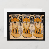 Foxy Briefkaart (Voorkant / Achterkant)