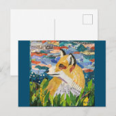 Foxy Briefkaart (Voorkant / Achterkant)