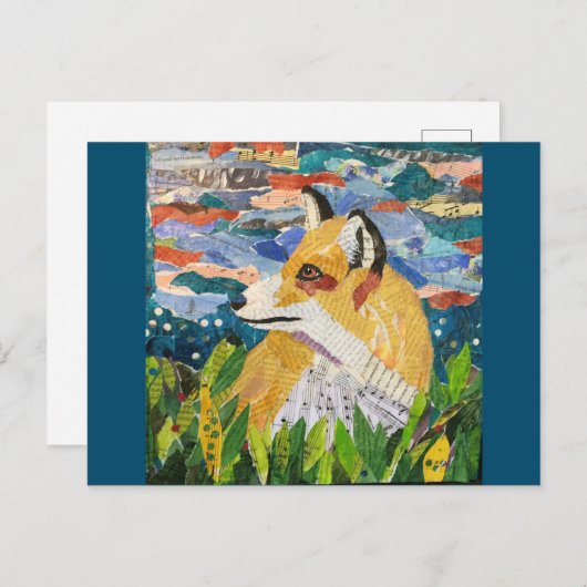 Foxy Briefkaart (Voorkant / Achterkant)