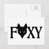 Foxy Briefkaart (Voorkant / Achterkant)