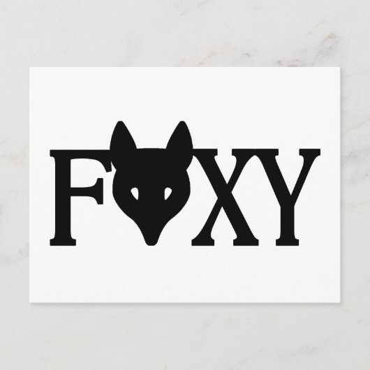 Foxy Briefkaart (Voorkant)