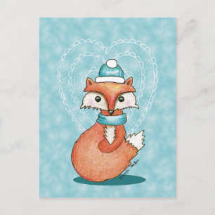 Foxy Briefkaart van Valentijn