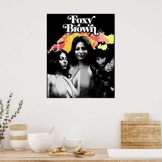 Foxy Brown 74 Poster (Keuken)