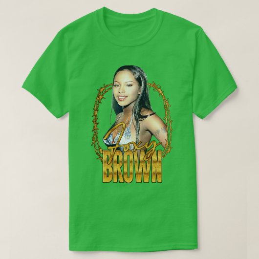 Foxy Brown 90s Retro Rap Design T-shirt (Design voorkant)