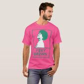 Foxy Brownretro Fan artwork T-shirt (Voorkant volledig)