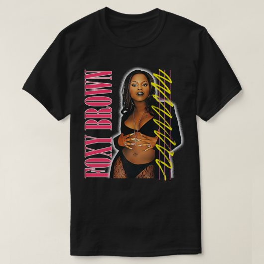 Foxy Bruin 90s Retro Fan Design 1 T-shirt (Design voorkant)