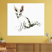 Foxy Canvas Afdruk (Insitu (Woonkamer))
