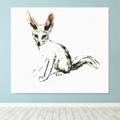 Foxy Canvas Afdruk (Insitu (Houten vloer))