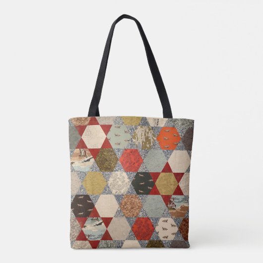 Foxy Canvas tas origineel door Alison Roberts-Ford (Achterkant)