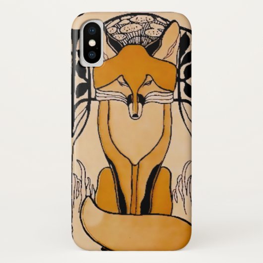 Foxy Case-Mate iPhone Case (Achterkant)