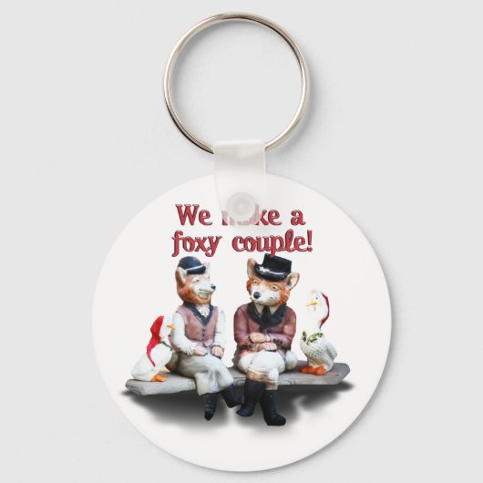 Foxy Couple Sleutelhanger (Voorkant)
