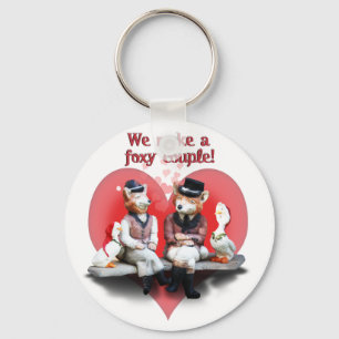 Foxy Couple Sleutelhanger