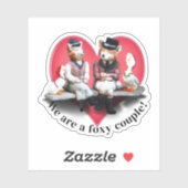Foxy Couple Valentine's Day Sticker (Vel)