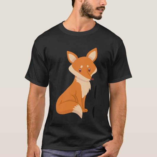 Foxy Cute Fox Women's Foxy T-shirt (Voorkant)