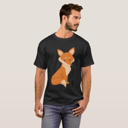 Foxy Cute Fox Women's Foxy T-shirt (Voorkant volledig)