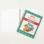 Foxy Cute!–met bloemen aangepaste naam Planner (Display)