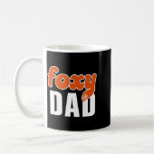 Foxy Dad Shirt Funny Father Gift Cute Fox Cartoon  Koffiemok (Links)