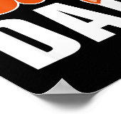 Foxy Dad Shirt Funny Father Gift Cute Fox Cartoon  Poster (Hoek)