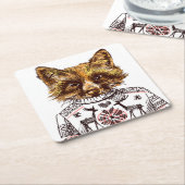 Foxy DPRY Fox Kartonnen Onderzetters (Schuin)